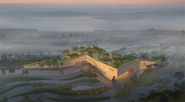 黃河博物館設(shè)計(jì)占地400畝，投資約19.3億元，打造鄭州新地標(biāo)