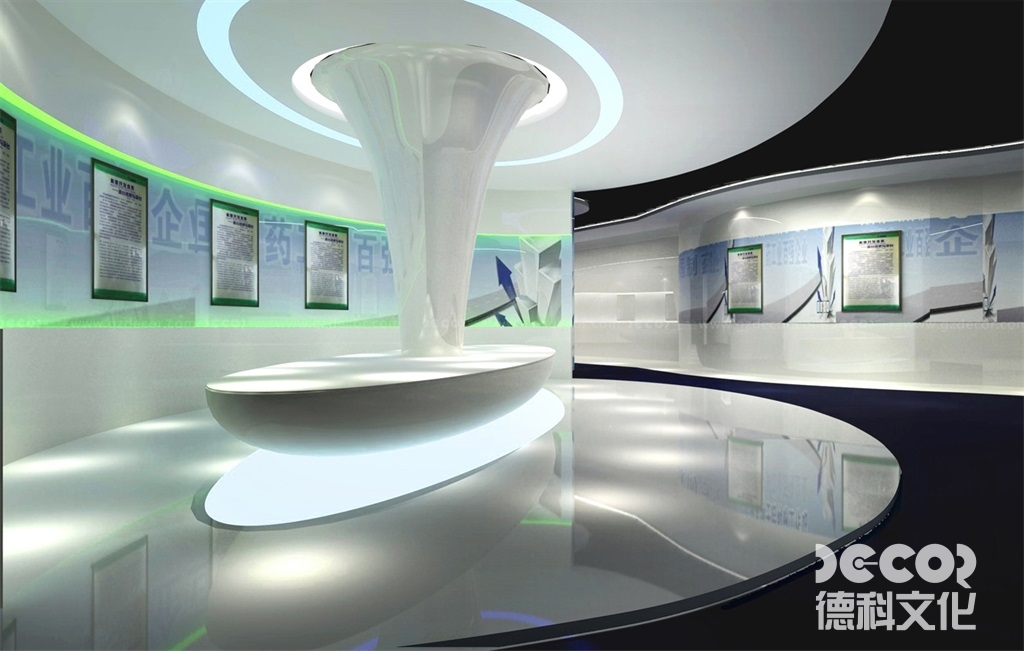 在生物科技展廳設(shè)計中，如何有效地展示生物科技的復(fù)雜概念？